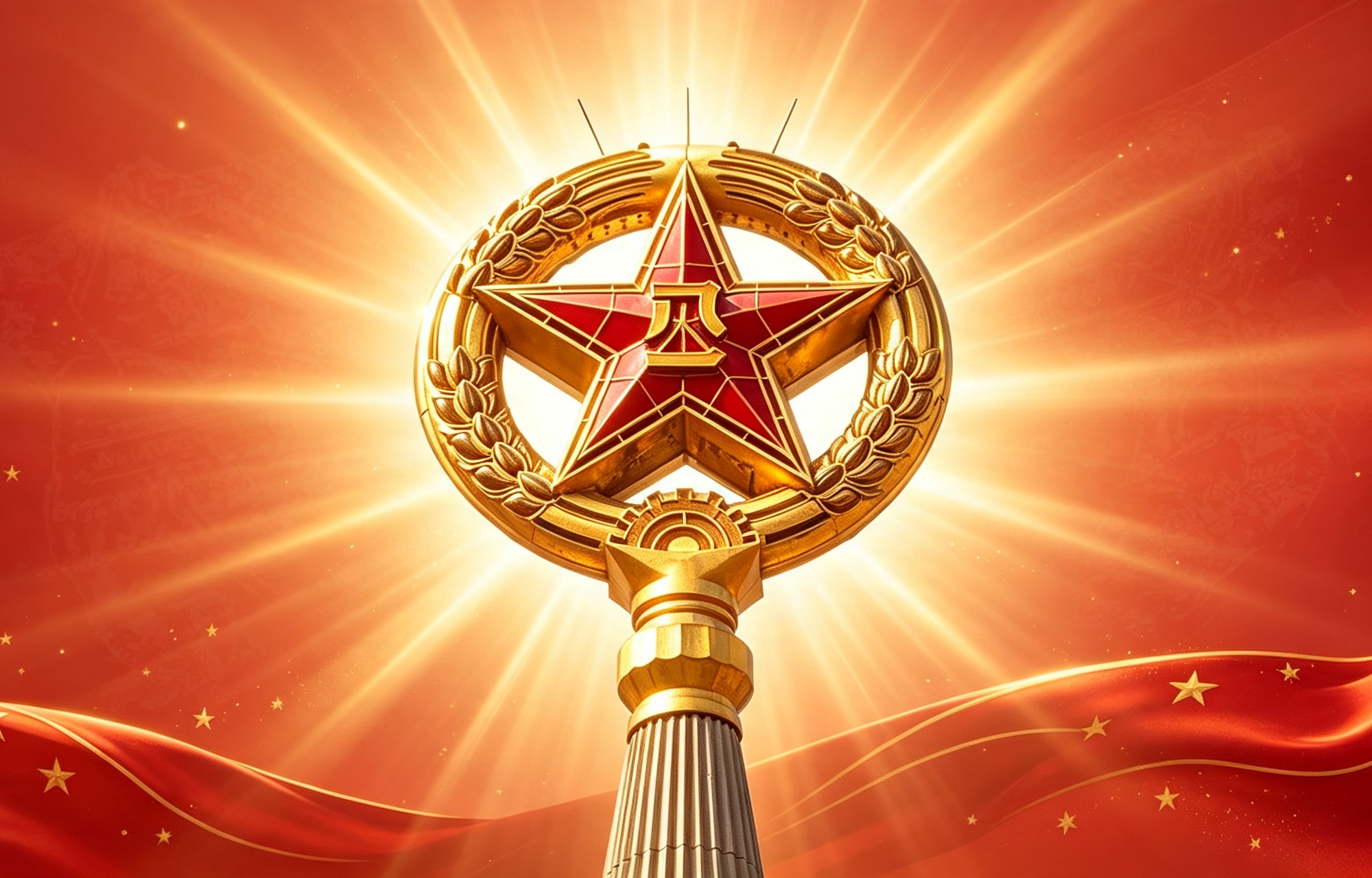 军徽闪耀·星火长明丨一枚军徽与金属匠人的忠诚守望