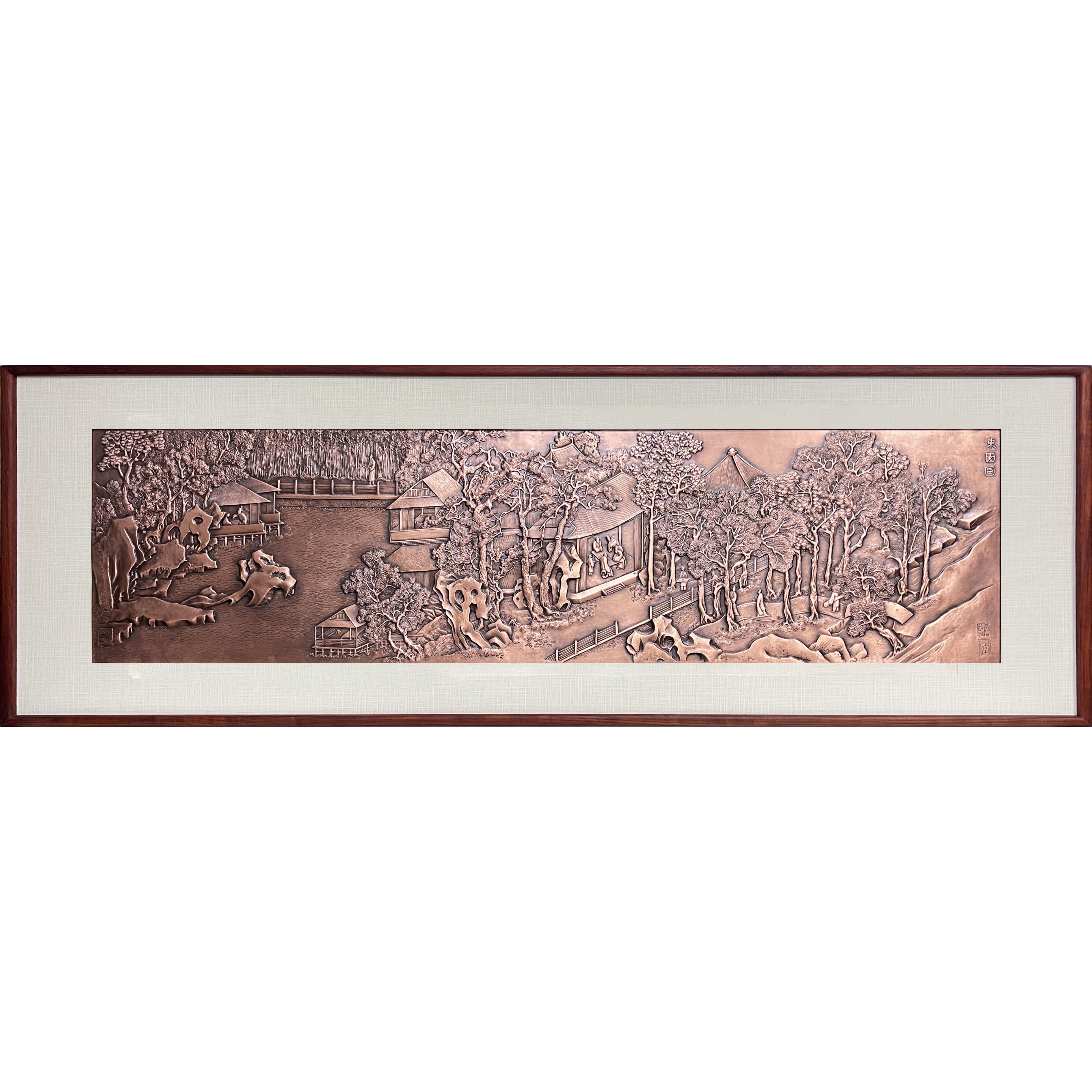 《东园图》紫铜壁画